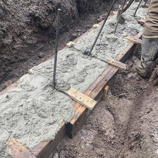 Footings Close-Up