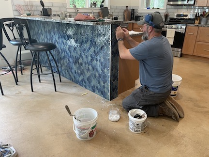 breakfast bar tile