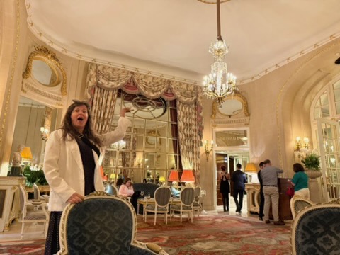 Champagne at the Ritz